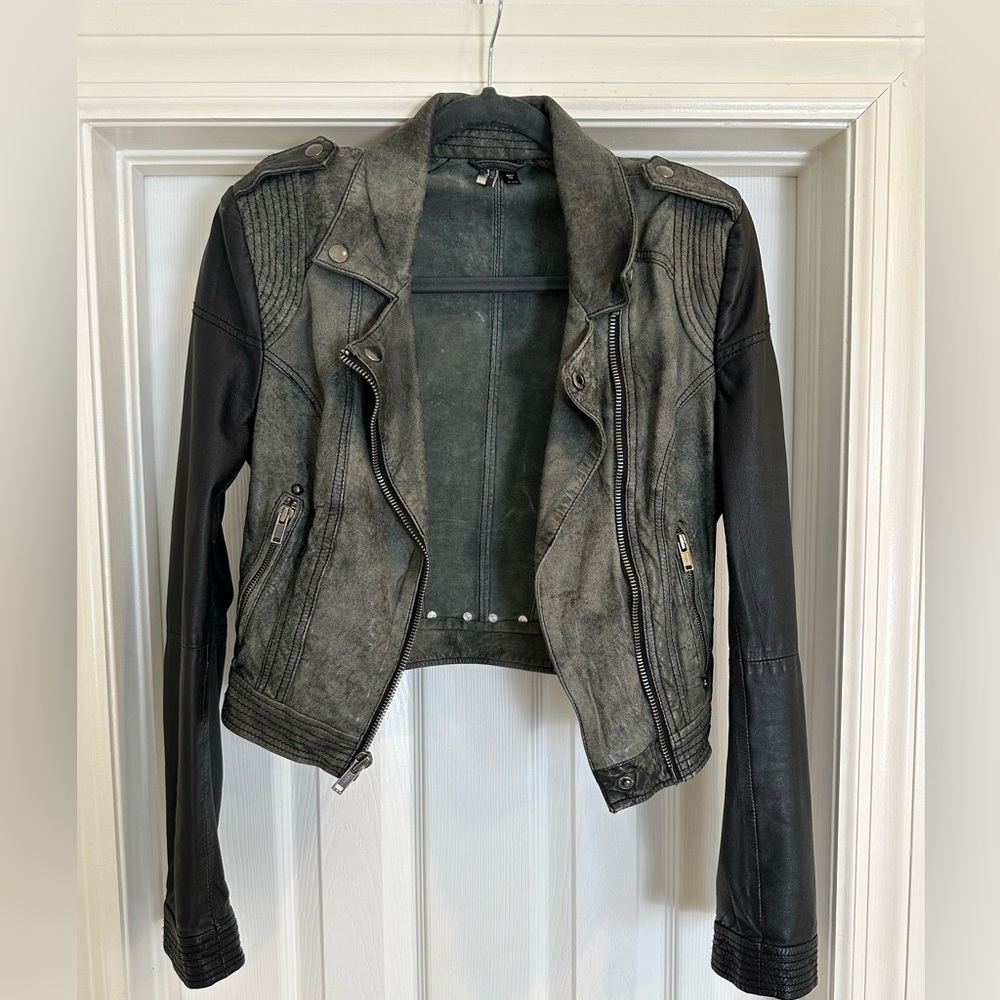 Top Shop Leather Jacket. - image 7